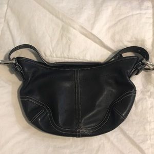 Coach leather hobo bag